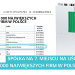 LG Energy Solution Wrocław w rankingu Gazety Finansowej