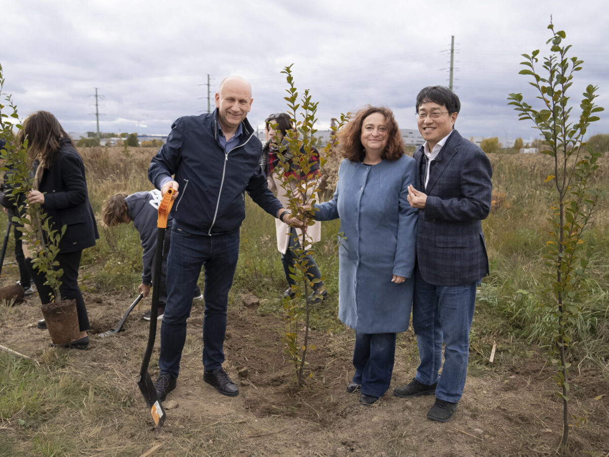 40 trees for students of Tyniec Mały