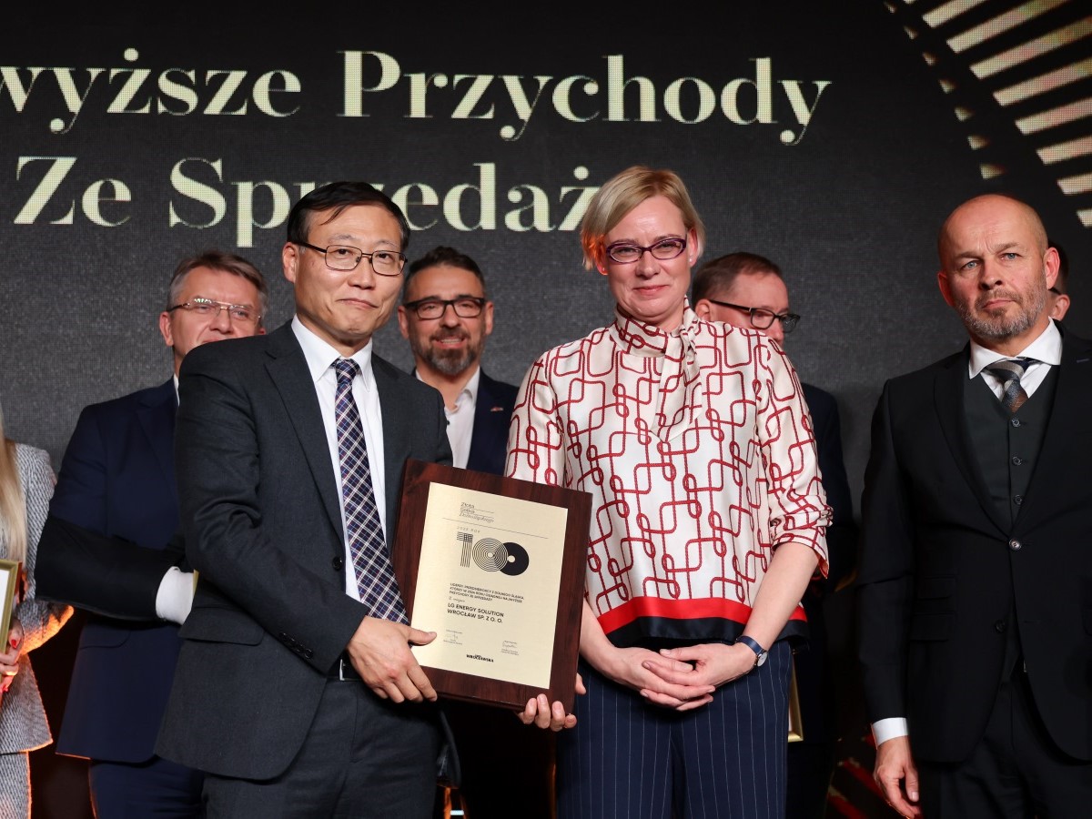 LG Energy Solution Wrocław ponownie w czołówce „Złotej Setki Dolnośląskiego”