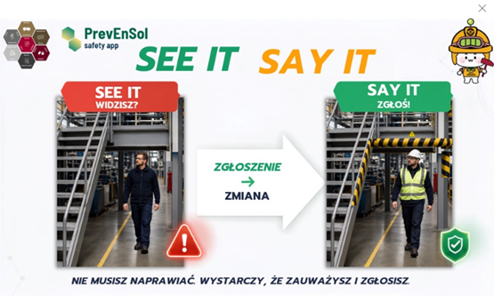 komunikacja wewnętrzna na temat bezpieczeństwa w LG Energy Solution Wrocław