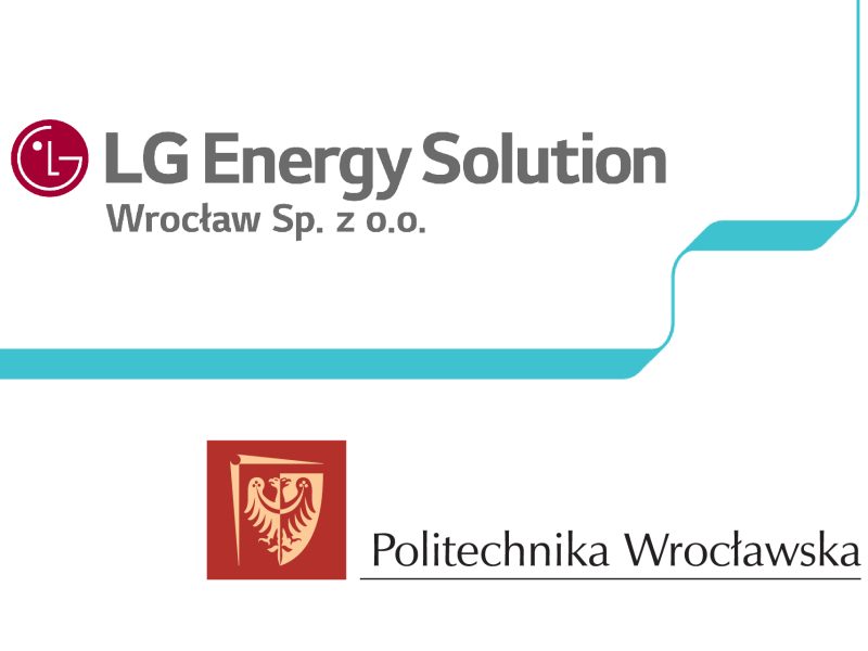 logo LG oraz Politechnika Wrocławska 2-01